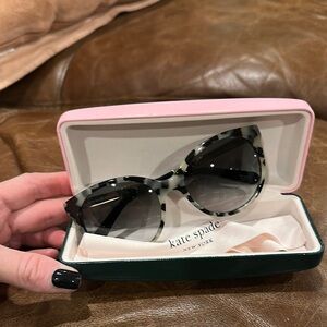 Kate Spade Black and White Sunglasses